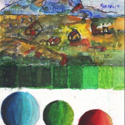 sineha sivasothy watercolour mountain